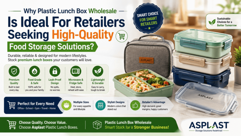 Why Plastic Lunch Box Wholesale Is Ideal For Retailers Seeking High-Quality Food Storage Solutions_